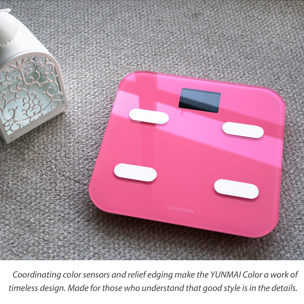 Yunmai Color Bluetooth Smart Scale - Pink