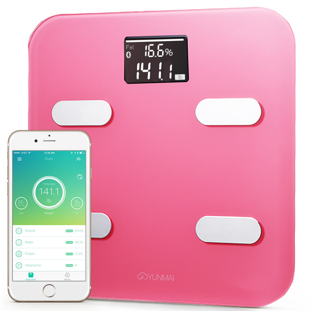 Yunmai Color Bluetooth Smart Scale - Pink