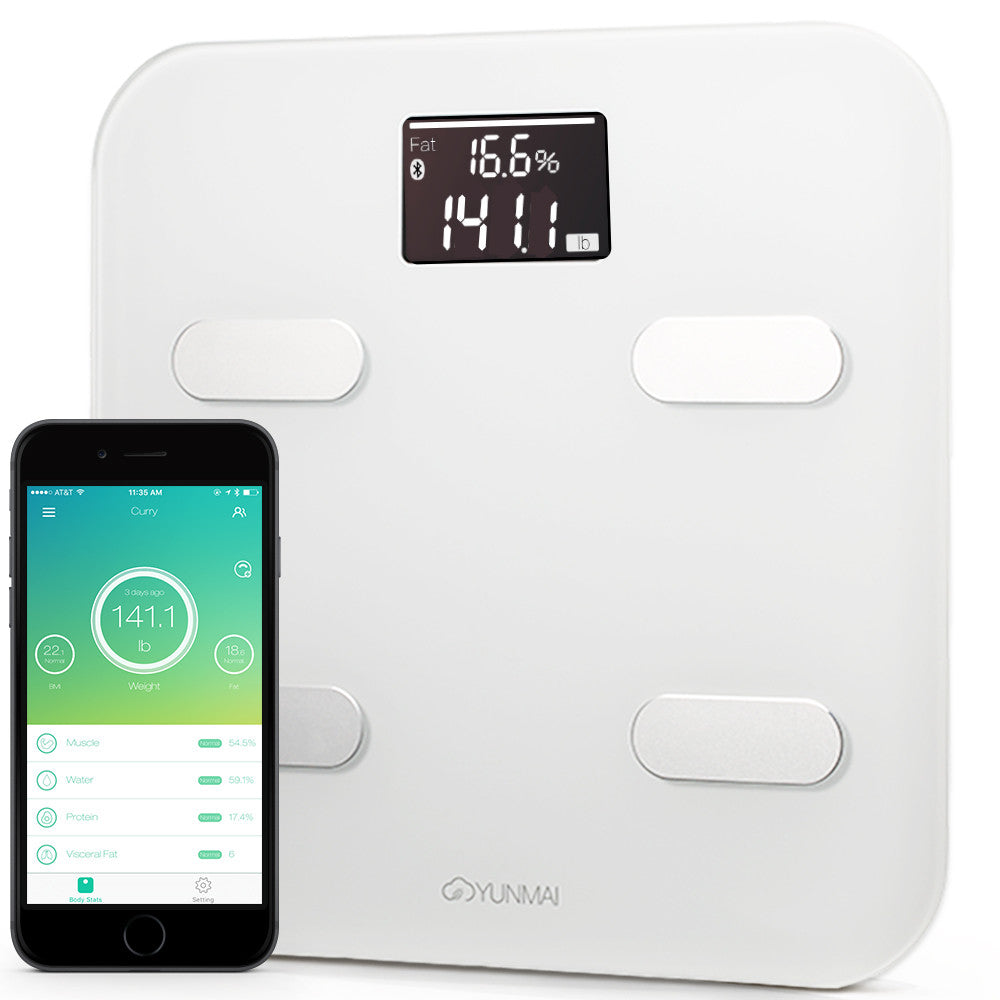Yunmai Color Bluetooth Smart Scale - White