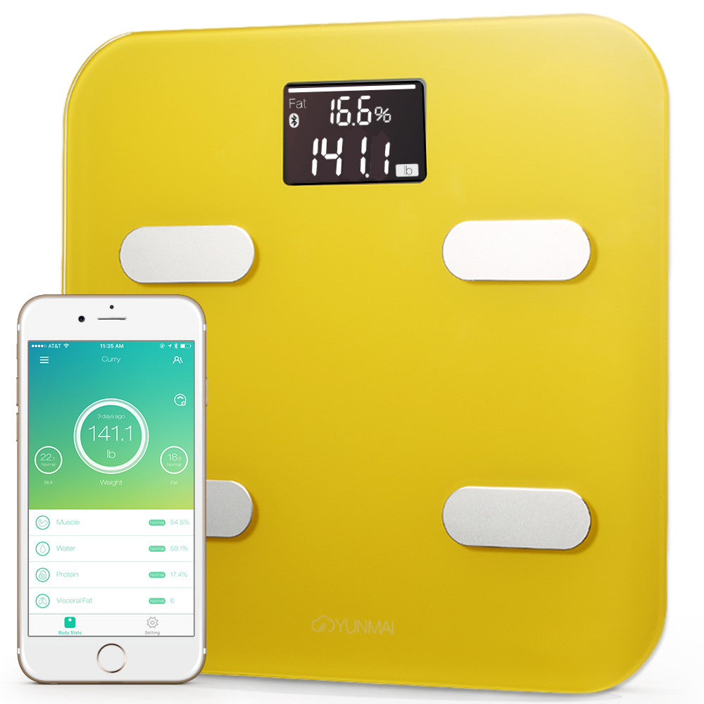 Yunmai Color Bluetooth Smart Scale - Yellow