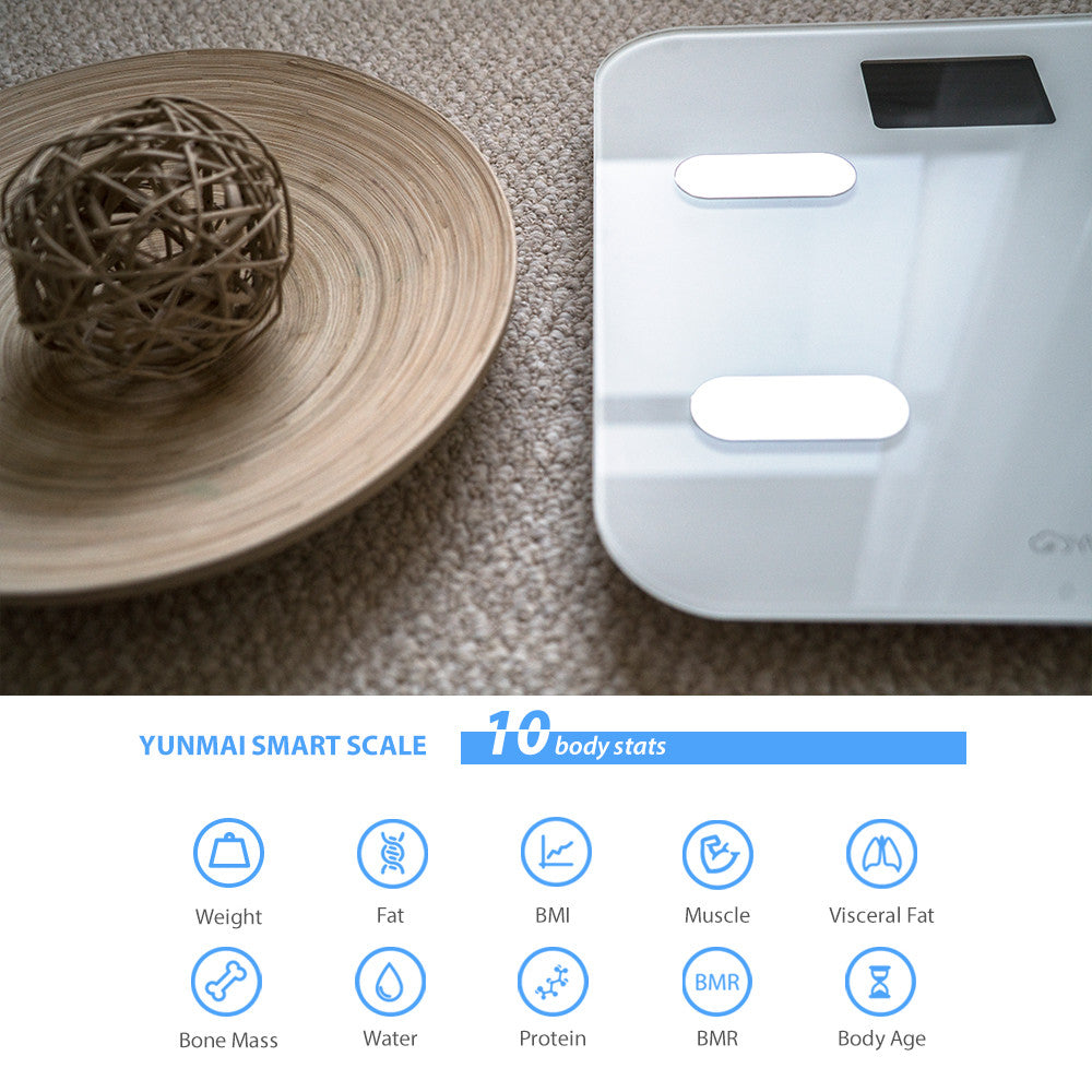 Yunmai Color Bluetooth Smart Scale - White