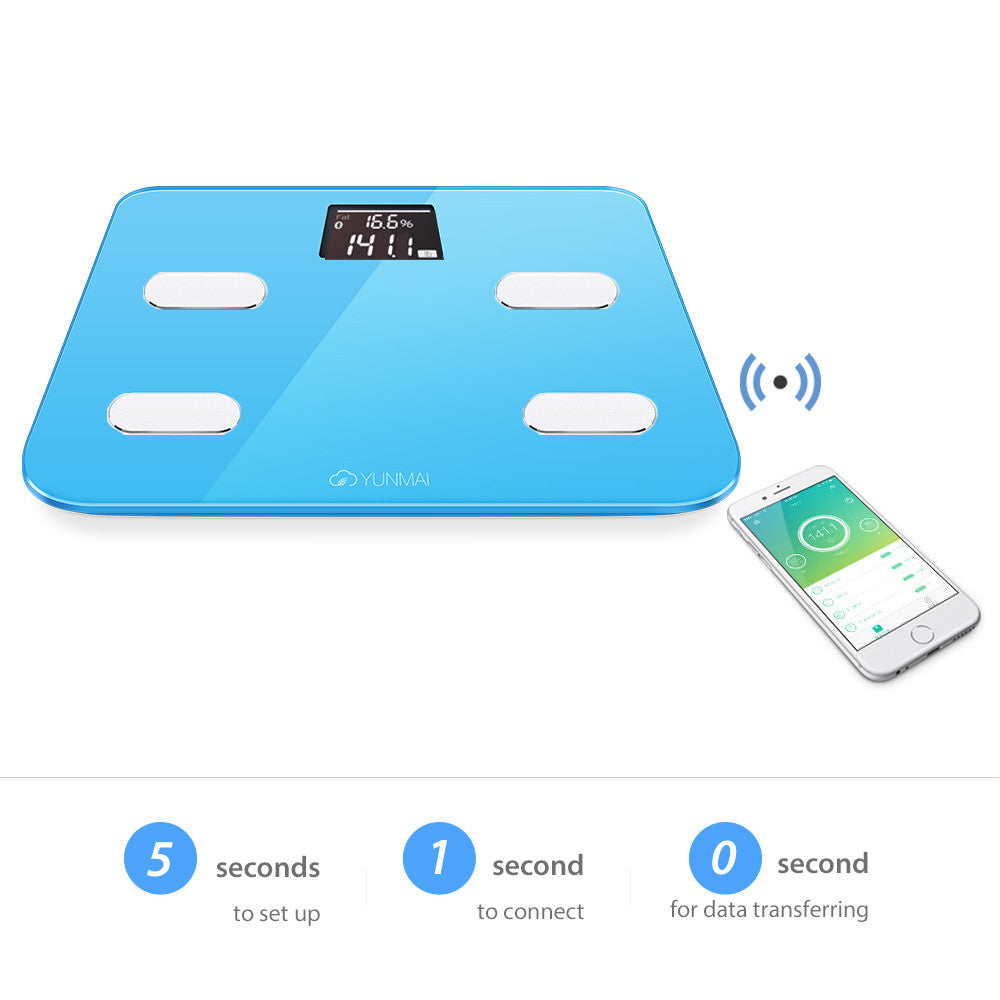 Yunmai Color Bluetooth Smart Scale - Blue