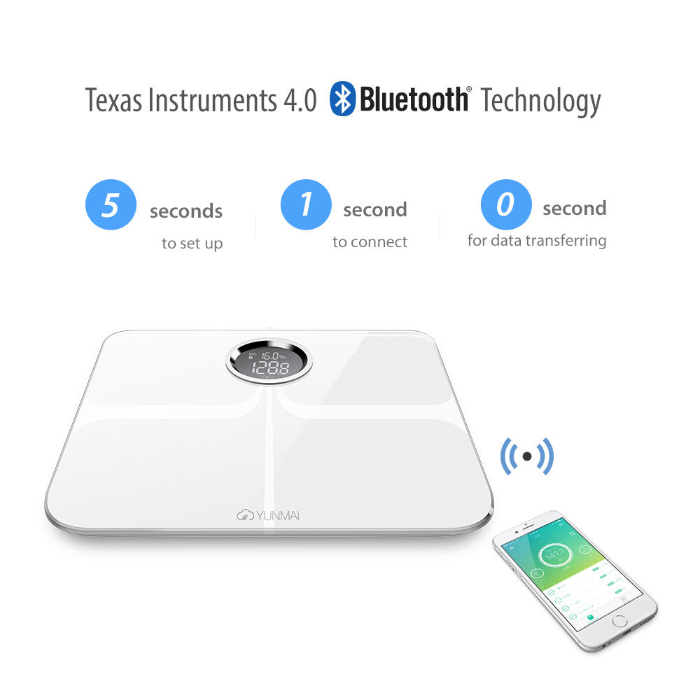 Yunmai Premium Bluetooth Smart Scale - White