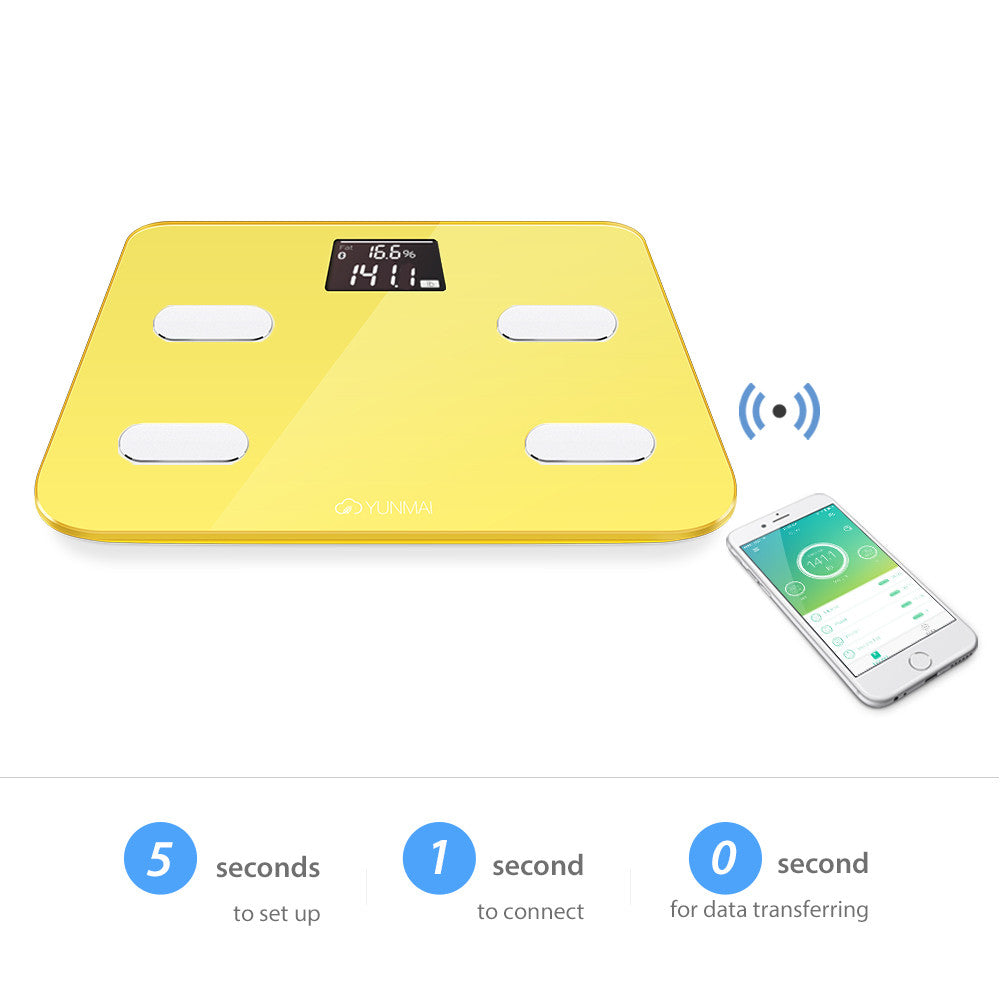Yunmai Color Bluetooth Smart Scale - Yellow