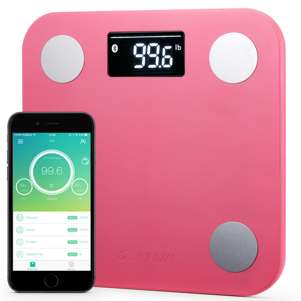 Yunmai Color Bluetooth Smart Scale - Pink