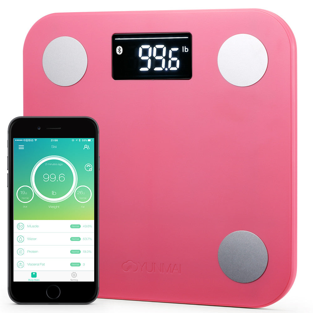 Yunmai Mini Bluetooth Smart Scale - Pink